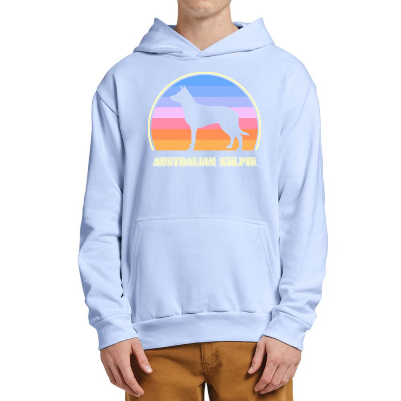 Australian Kelpie Australian Kelpie Vintage Sunset Dog Urban Pullover Hoodie by relativemedulla | Artistshot