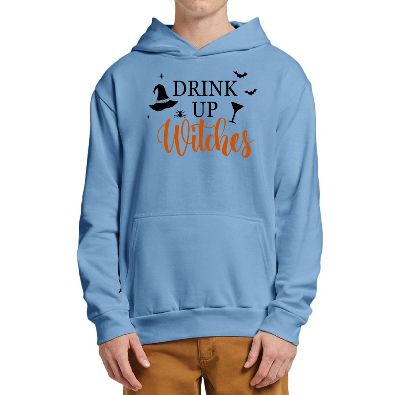 Drink Up Witches Funny Halloween Novelty Fall Holiday Item Long Sleeve Urban Pullover Hoodie by cm-arts | Artistshot