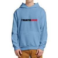 Cool Design For Triathlon With Lots Of Love Urban Pullover Hoodie | Artistshot