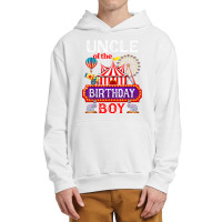 Uncle Of The Birthday Boy Ringmaster Circus Theme Carnival T Shirt Urban Pullover Hoodie | Artistshot