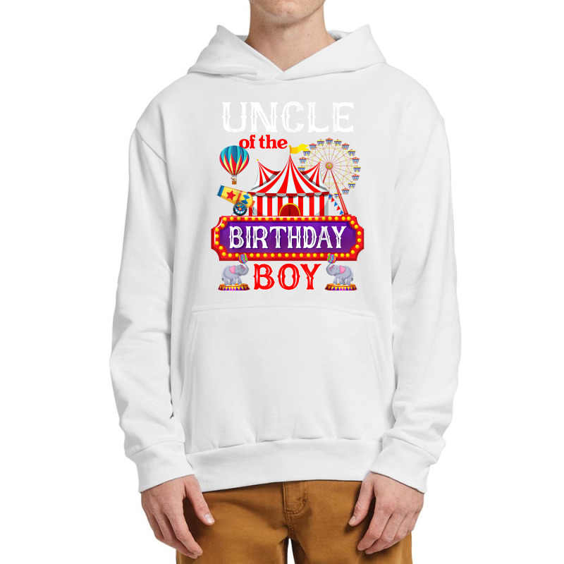 Uncle Of The Birthday Boy Ringmaster Circus Theme Carnival T Shirt Urban Pullover Hoodie by cm-arts | Artistshot