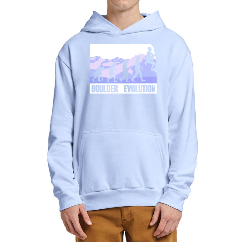 Bouldering Evolution Of A Boulder Urban Pullover Hoodie | Artistshot