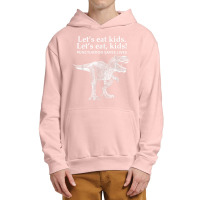 Lets Eat Kids Punctuation Saves Lives Dinosaur Funny Teacher T Shirt Urban Pullover Hoodie | Artistshot