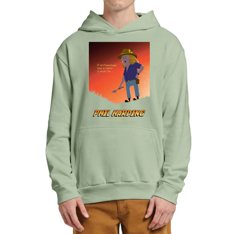 Phil Harding - Time Team Urban Pullover Hoodie | Artistshot