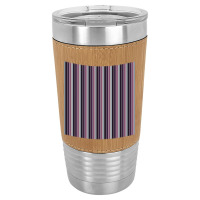 Vertical Striped Colors Skirt Chiffon Top Leatherette Tumbler | Artistshot