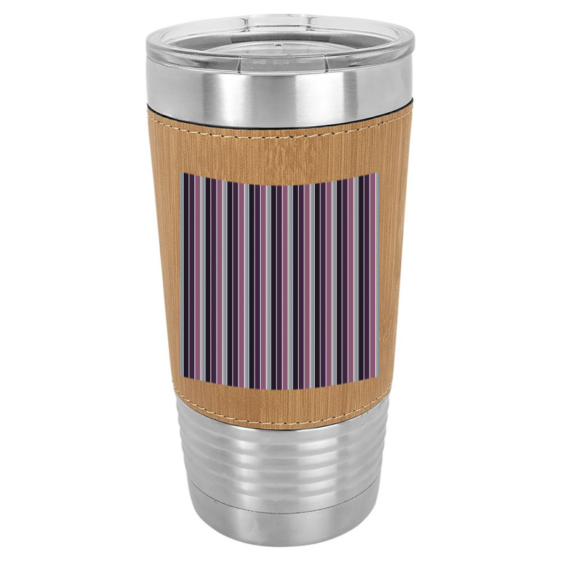 Vertical Striped Colors Skirt Chiffon Top Leatherette Tumbler | Artistshot