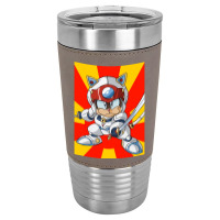 Samurai Pizza Cats Anime Gift Leatherette Tumbler | Artistshot