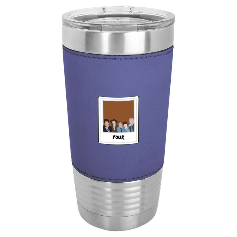 One Direction Four Album Art Leatherette Tumbler | Artistshot