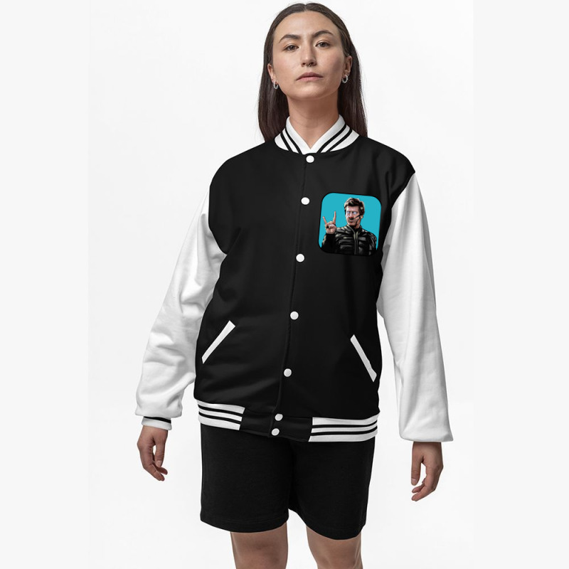 Music Vintage Retro Club Railing Men Women Bomber Jacket | Artistshot