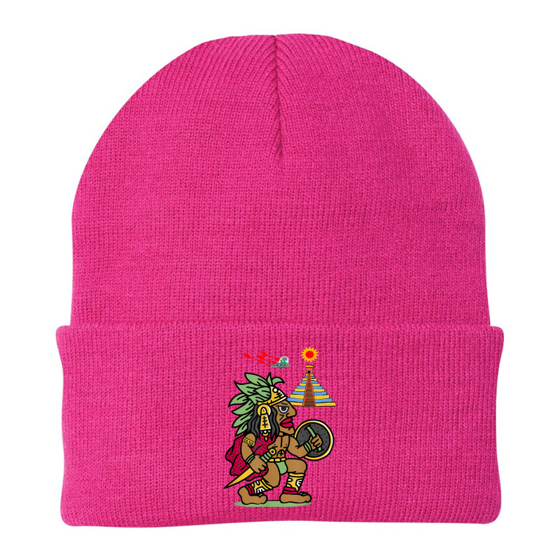 Ancient Aztec Warrior Dln8 Aliens At Tenochtitlan T Shirt Beanie by cm-arts | Artistshot