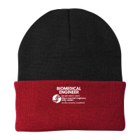 Biomedical Engineer Definition Funny Engineering For Fans Beanie | Artistshot