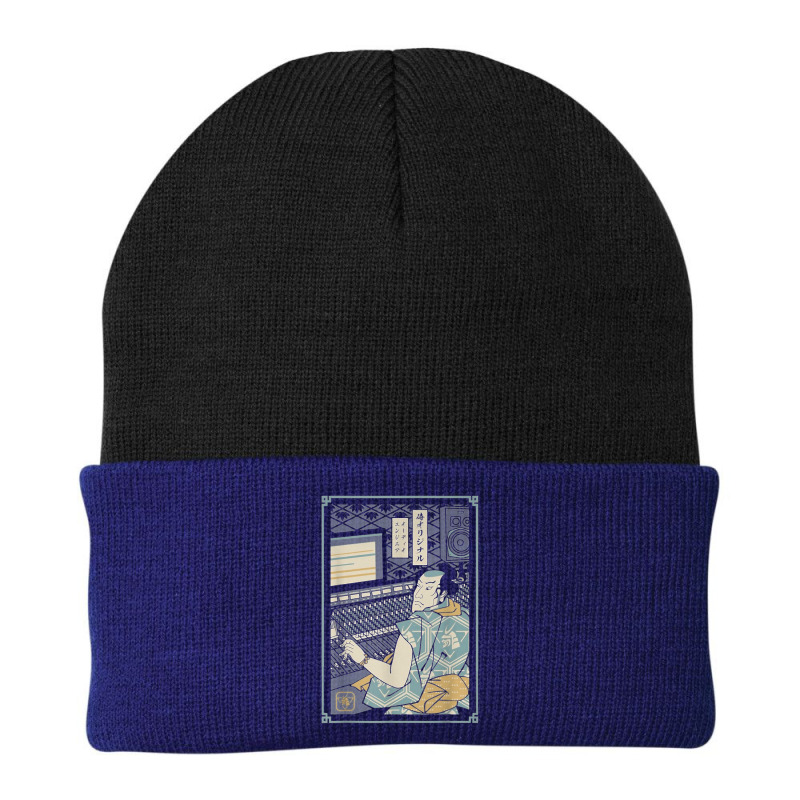 Funny Audio Engineer Samurai Warrior Japanese Lover Gift For Fans Beanie by SonjaBogenschutz | Artistshot