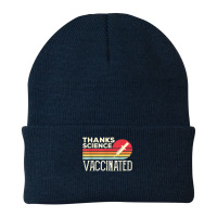 Thanks Science Vaccinated Retro Vintage Pro Vaccine Beanie | Artistshot