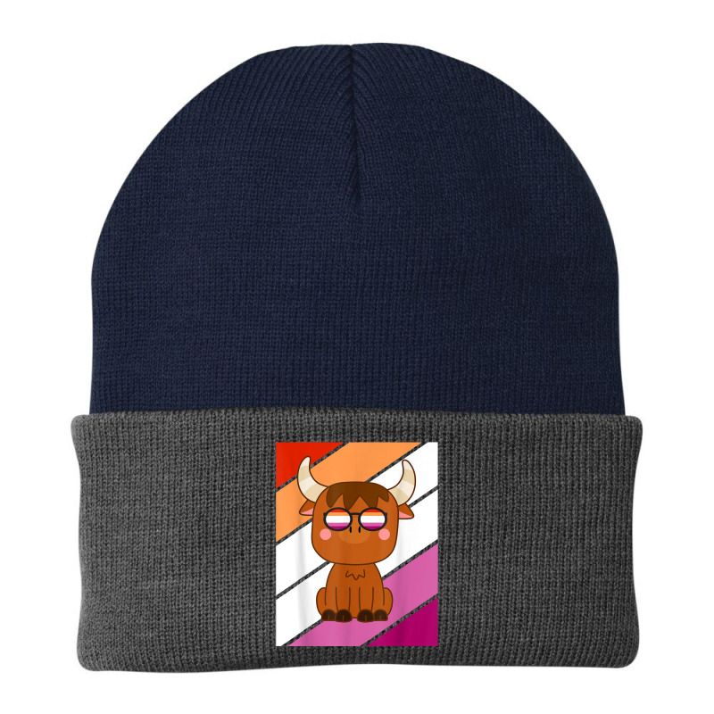 Yak With Pride Lesbian  Lgbtq Proud Ally Pride Support Beanie by Artist-Shannon | Artistshot