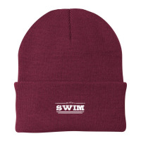 Distressed Look Swimming Gift For Swimmers Beanie | Artistshot