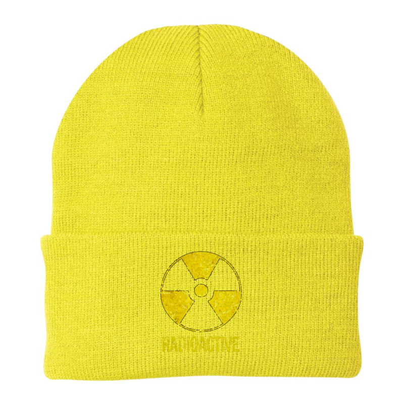 Vintage Nostalgic Radioactive Nuclear War Symbol Beanie by Jerhogen528 | Artistshot