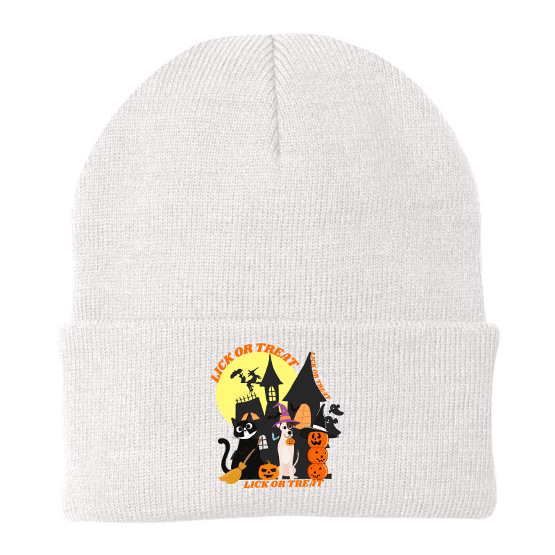 Funny Halloween Gift T  Shirt Lick Or Treat , Trick Or Treat, Hallowee Beanie by singvex | Artistshot