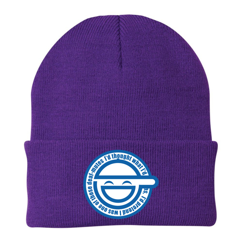 The Laughing Man Ghost In The Shell Stand Alone Complex Beanie by cm-arts | Artistshot