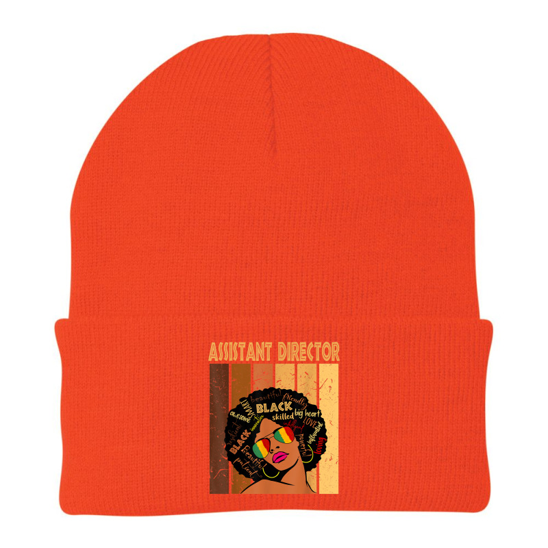 Assistant Director Afro African American Black History Month Painting Beanie by TyrellDesign | Artistshot