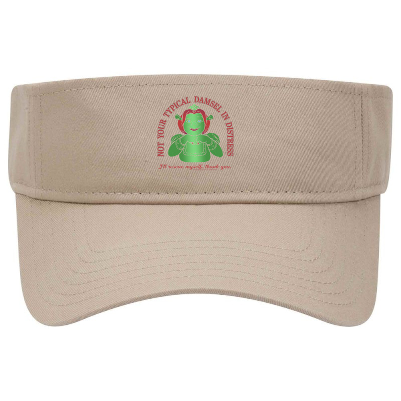 Shrek Fiona Not Your Typical Damsel In Distress Visor hat by trokeryth | Artistshot