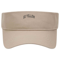 Go Yellow Team Summer Camp Competition Color Event War Game T Shirt Visor Hat | Artistshot