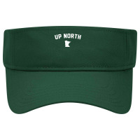 Up North Minnesota Text Visor Hat | Artistshot