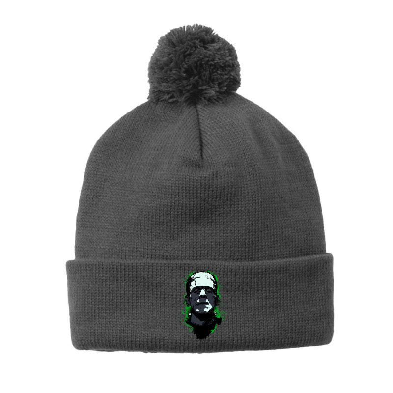 Cartoon Gifts Green Face Gift Men Pom Pom Beanie by HeavenArtists | Artistshot