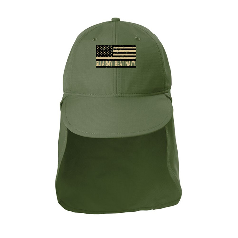 Go Army Beat Navy Flag America's Game Sports Football Fan Long Sleeve Sun Shade Cap by trokeryth | Artistshot