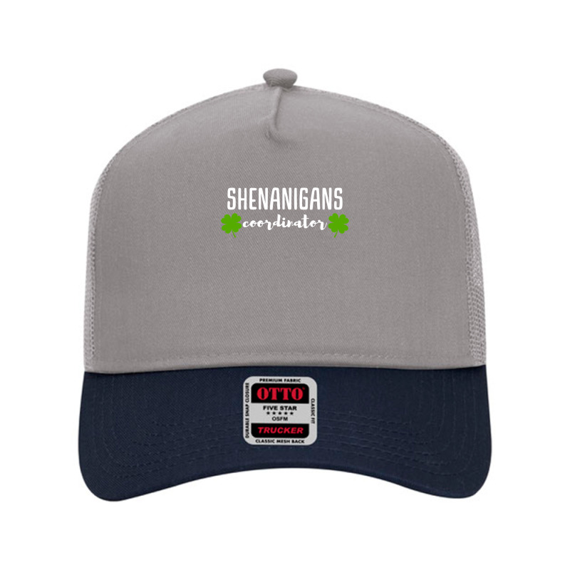 Shenanigans Coordinator  Saint Irish Pats St, Patrick's Day Mesh Back Trucker Hat | Artistshot