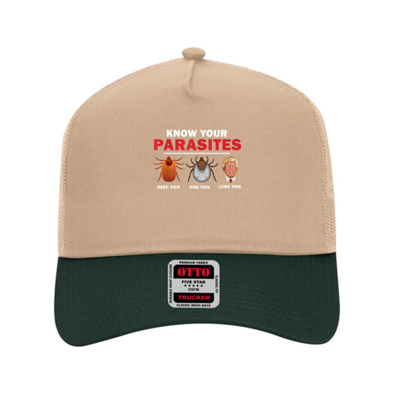 Retro Know Your Parasites Luna Tick Anti Trump 86 45 Gift T Shirt Mesh Back Trucker Hat by kalerttjay | Artistshot