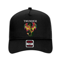 Imagine You Are A Thunder Dragon Breathing Fire With Wings Retro Vinta Mesh Back Trucker Hat | Artistshot