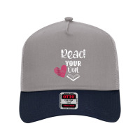 Read Your Heart Out Funny Book Lovers Character Animae Mesh Back Trucker Hat | Artistshot