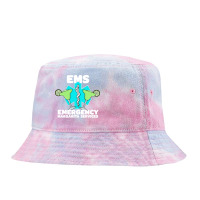 Ems Gift T  Shirt E M S E M T Paramedic Cinco De Mayo Emergency Margar Tie Dyed Bucket Hat | Artistshot