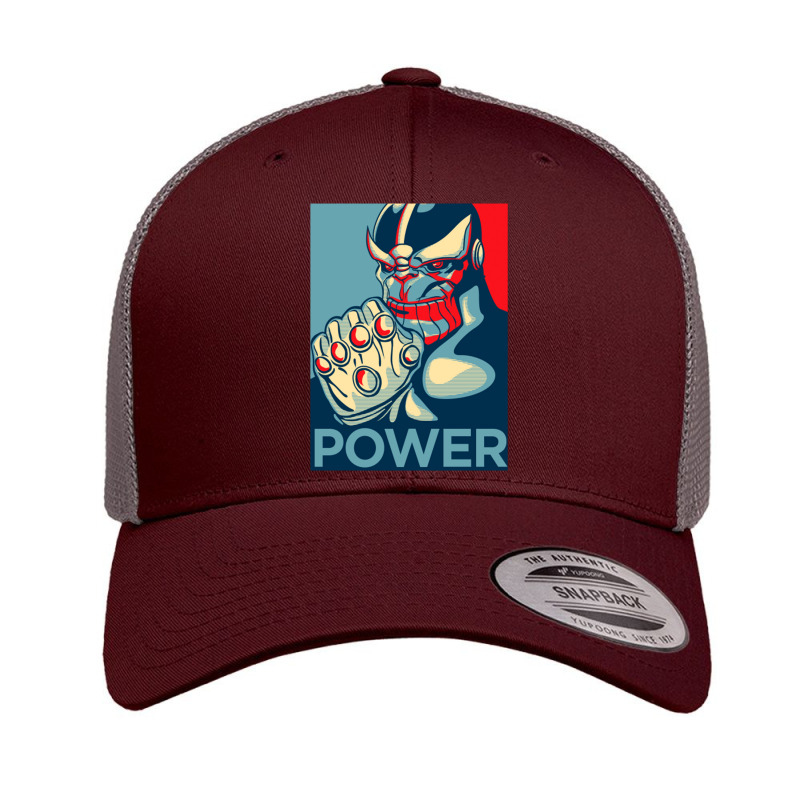 Power Retro Trucker Cap by kabarkabur | Artistshot