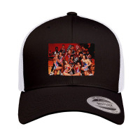 Retro Gladiators With Pugil Sticks Retro Trucker Cap | Artistshot