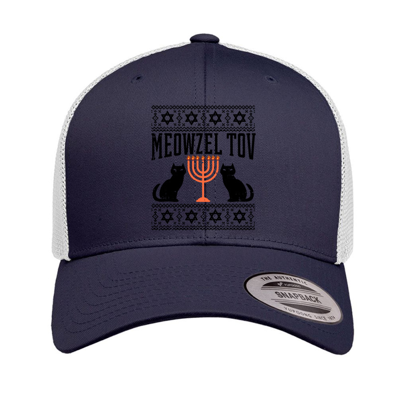 Meowzel Tov Retro Trucker Cap by liqualyfu | Artistshot