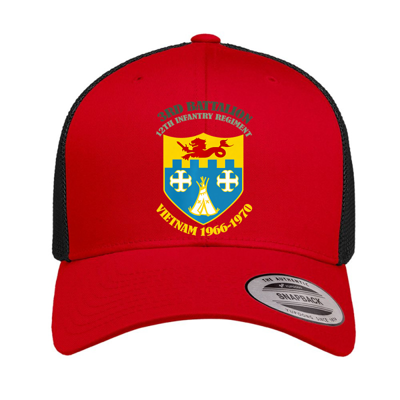 3rd Battalion 12th Infantry Regiment Premium T Shirt Retro Trucker Cap by trokeryth | Artistshot