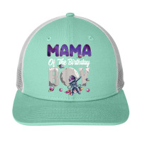 Mama Of The Birthday Astronaut Boy Space Theme T Shirt Snapback Trucker Cap | Artistshot