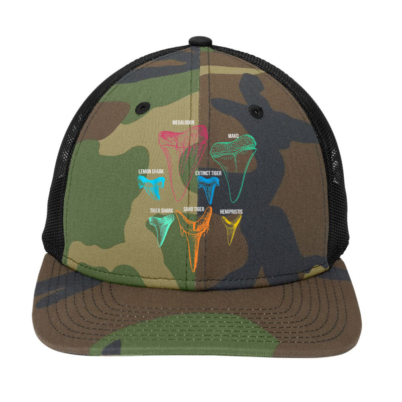 Shark Tooth Hunting Identity Key T Shirt Snapback Trucker Cap | Artistshot