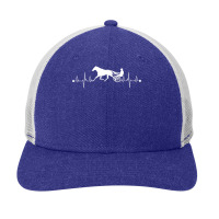 Funny Harness Horse Racing Gift For Men Women Cool Heartbeat T Shirt Snapback Trucker Cap | Artistshot