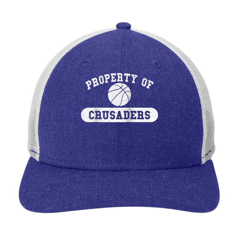 Property Of Crusaders Basketball Raglan Baseball Tee Snapback Trucker Cap | Artistshot