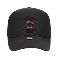 This Badass Is A Fibromyalgia Warrior Awareness Woman Meme Pullover Ho Foam Trucker Hat | Artistshot