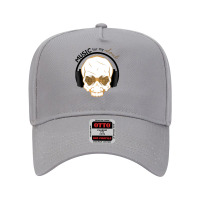 Be Music Of My Soul- Gold Human Skull With Black Mandala Eyes And Head Adjustable Baseball Cap | Artistshot