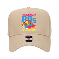 Retro 80s Lover Theme Party Lazy Costume Funny 80s Adjustable Baseball Cap | Artistshot