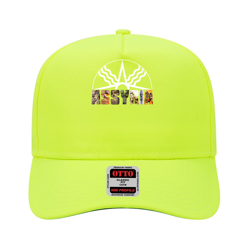 Assyria Land Assyrian Flag Assyrian Winged Bull Lamassu Premium T Shir Adjustable Baseball Cap by cm-arts | Artistshot