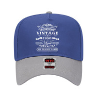 72nd Birthday Vintage For Legends Born 1950 72 Yrs Old Adjustable Baseball Cap | Artistshot