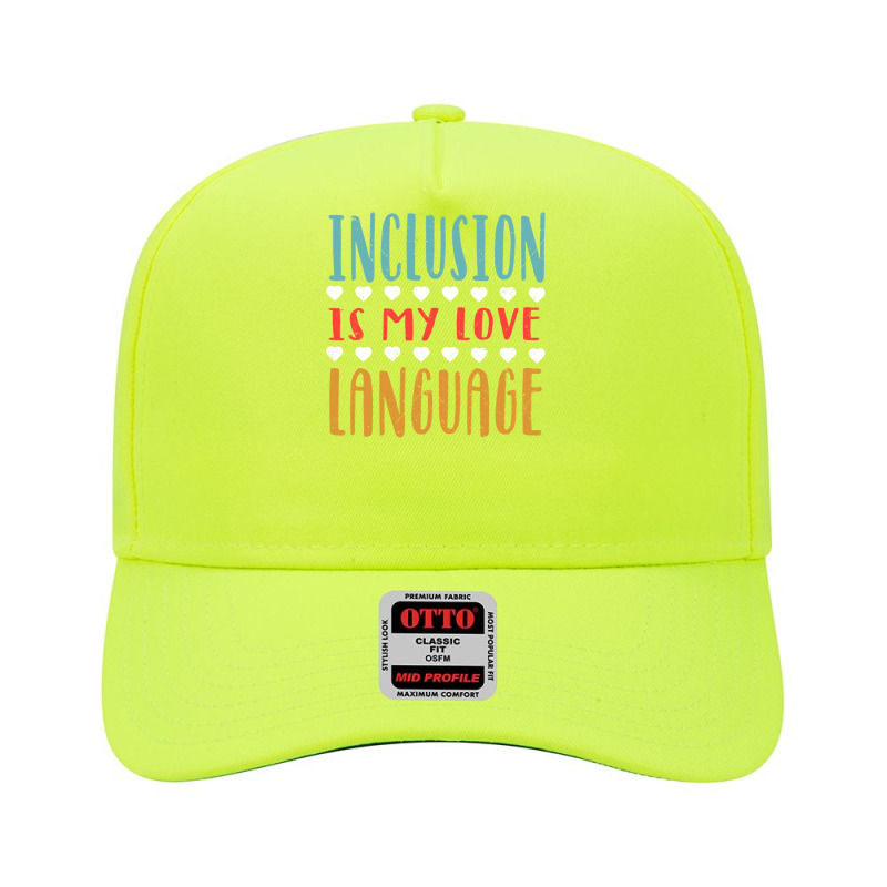 Sped Inclusion Is My Love Language Special Education Teacher Adjustable Baseball Cap by cm-arts | Artistshot