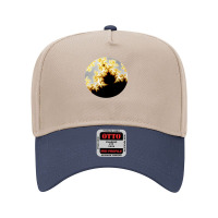 Eclipse Flower Pop Socket Adjustable Baseball Cap | Artistshot