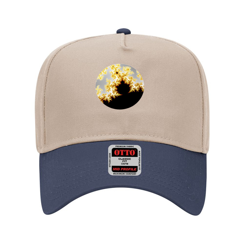 Eclipse Flower Pop Socket Adjustable Baseball Cap by cm-arts | Artistshot