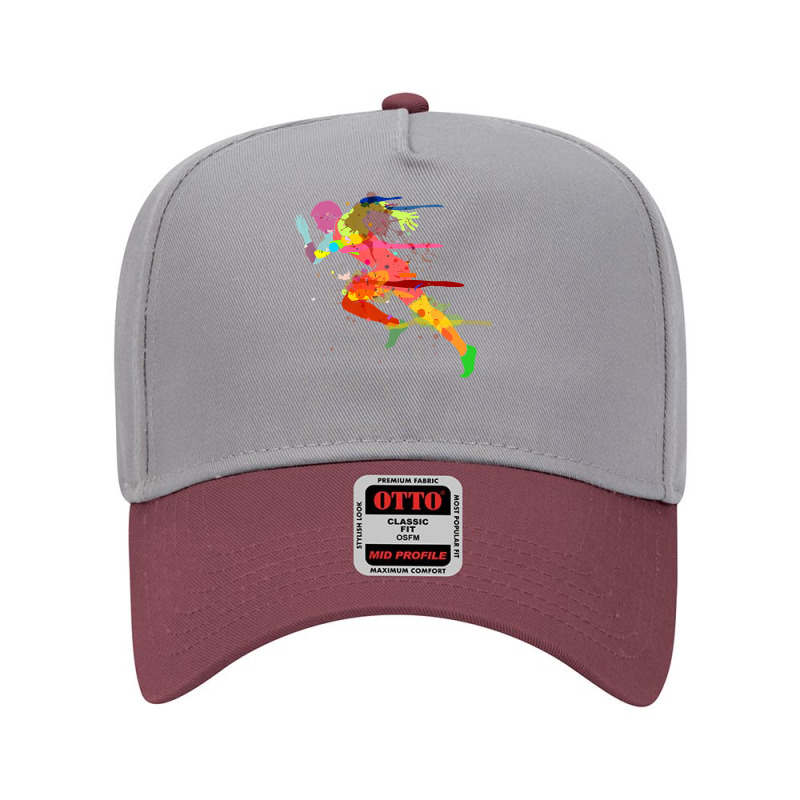 Sprinter Track And Field Runner Running Marathon Gift Idea Premium Adjustable Baseball Cap by cm-arts | Artistshot